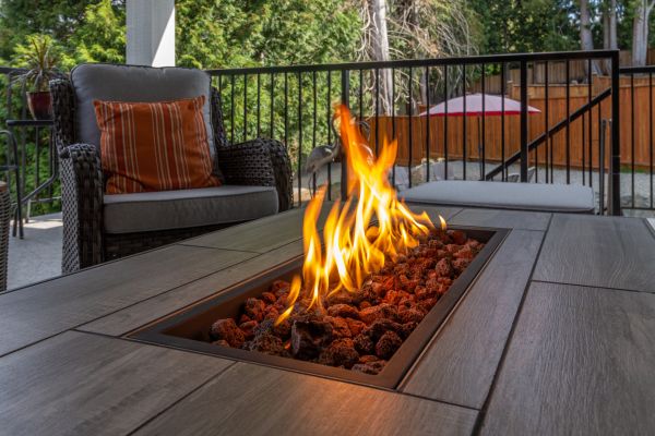 Gas Fire Pit Installation in Lilburn