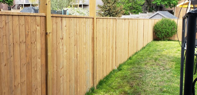 Privacy Fence Installation detail