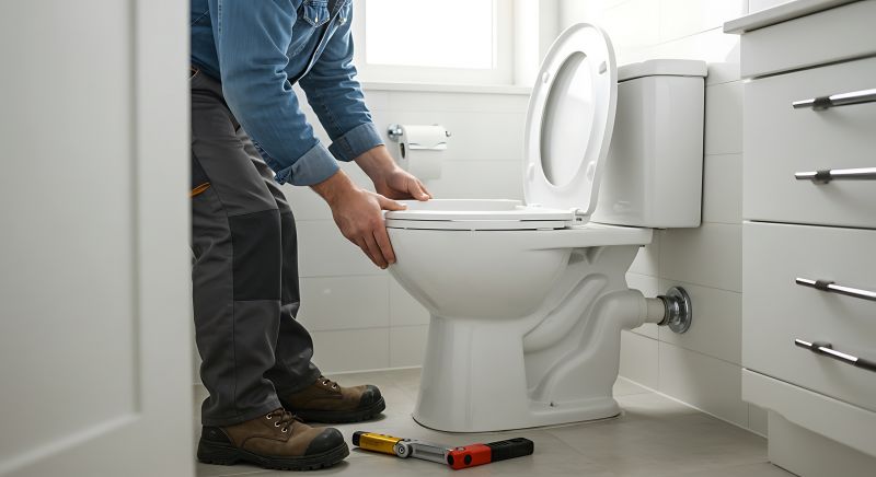 Toilet Lid Installation